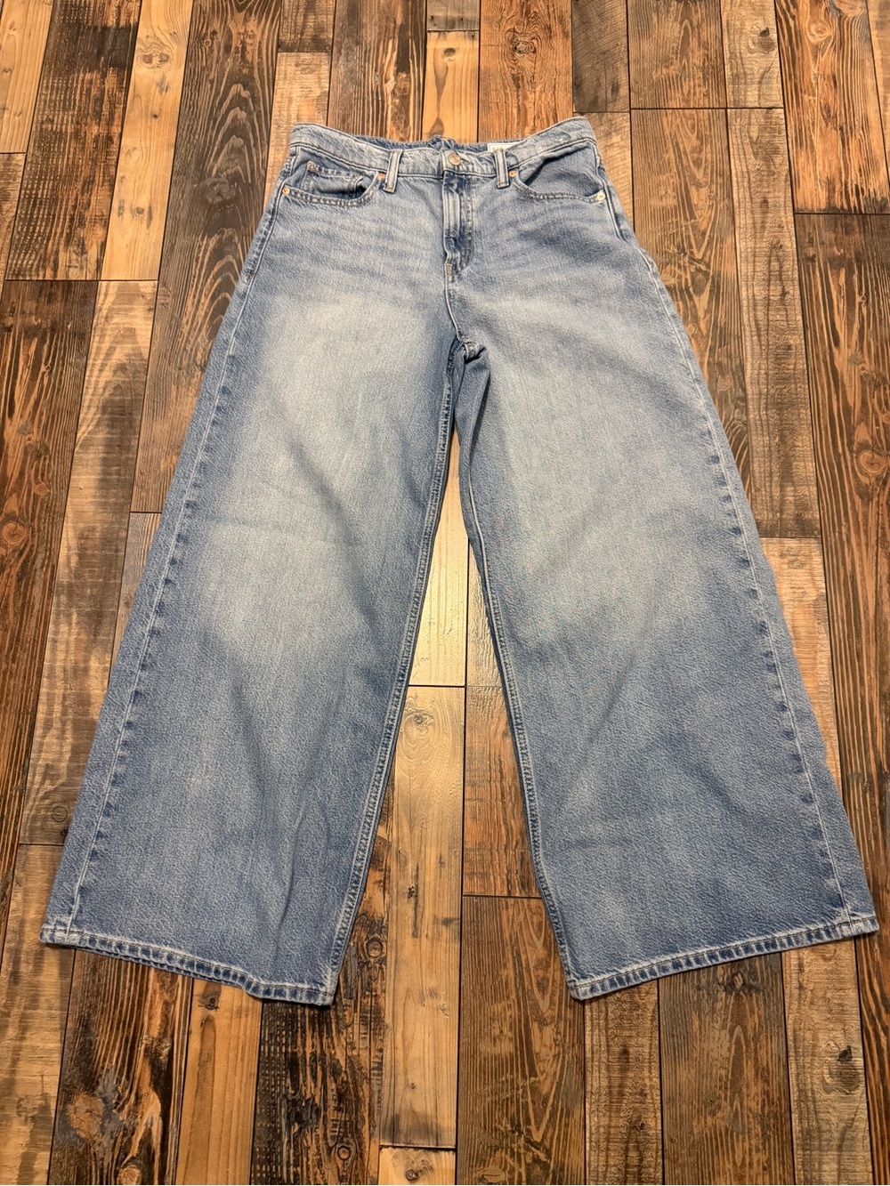 GAP Light Blue Wide-Leg Jeans Size 28| 6 Regular